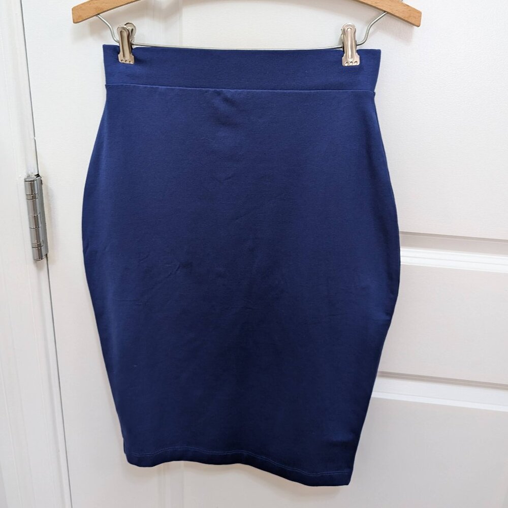 Universal Standard NWT Size 2-4 Royal Blue Danube Jersey Pencil Skirt
